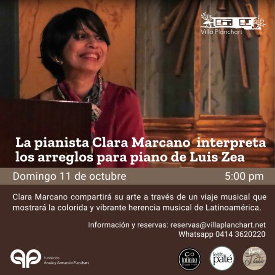 Flyer Clara Marcano