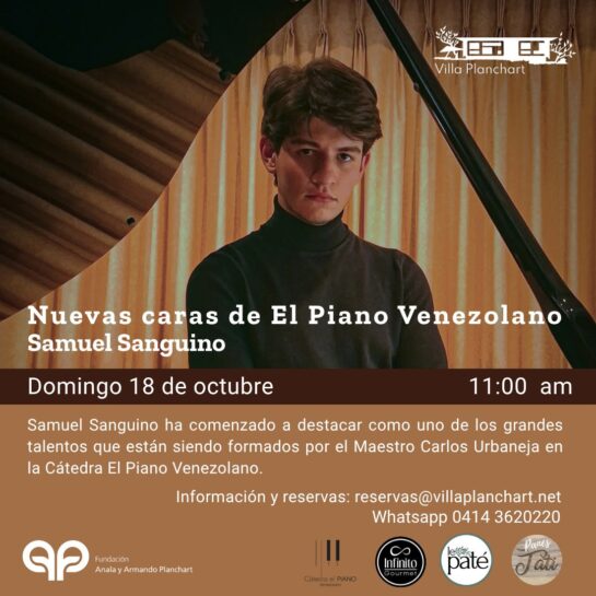 Nuevas caras del piano venezolano flyer